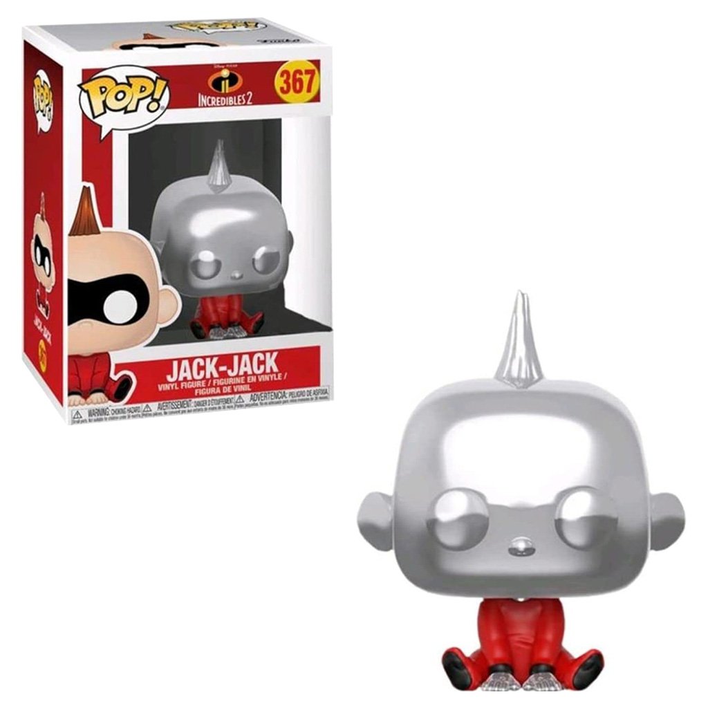 Funko Pop Disney Incredibles 2-JACK-JACK Painted 367 (chrome)