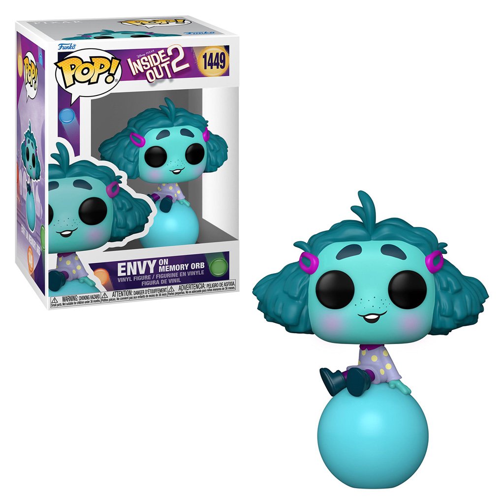 Funko Pop Disney Inside Out 2-ENVY On Memory Orb 1449