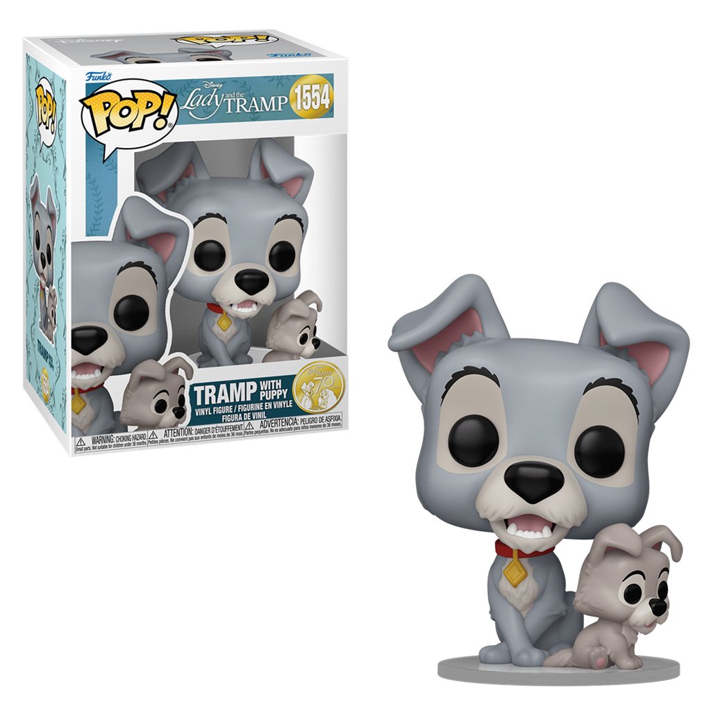 Funko Pop Disney Lady And The Tramp – Tramp With Puppy 1554
