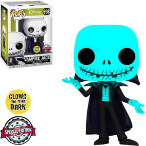 Funko Pop Disney Nbc Exclusive - Vampire Jack 598 (glows In The Dark)