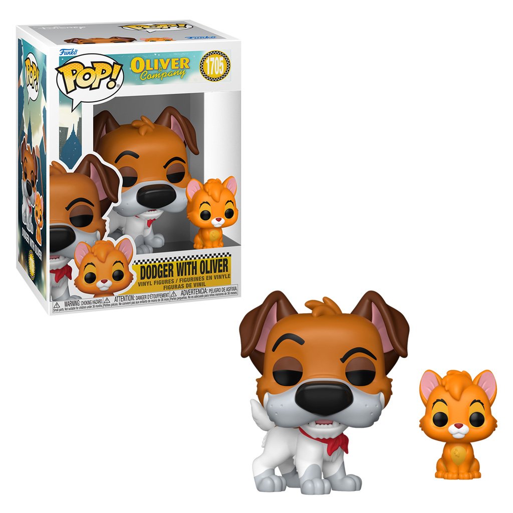 Funko Pop Disney Oliver & Company – Dodger With Oliver 1705