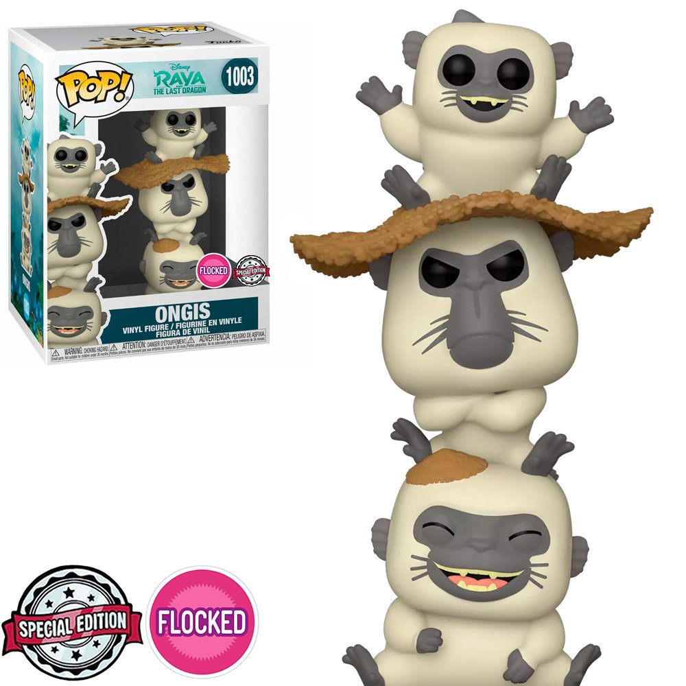 Funko Pop Disney Raya And The Last Dragon Exclusive – Ongis 1003 (flocked)