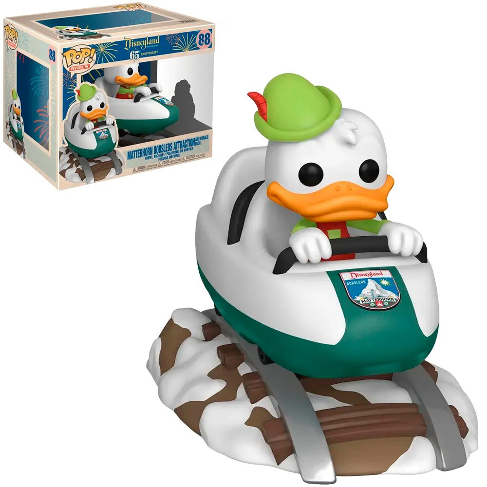 Funko Pop Disney Rides Disneyland Resort – Matterhorn Bobsleds Attraction 88 (and Donald Duck)