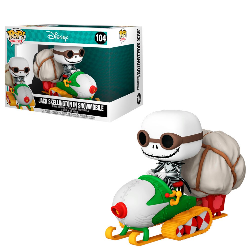 Funko Pop Rides Disney Exclusive – Jack Skellington In Snowmobile 104