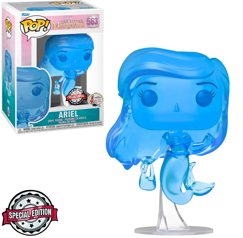 Funko Pop Disney The Little Mermaid 30th Exclusive – Translucent Blue Ariel 563