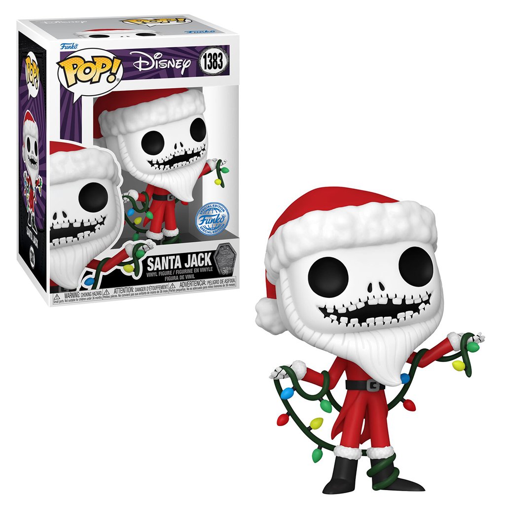 Funko Pop Disney The Night Before Christmas 30th Anniversary Exclusive – Santa Jack 1383