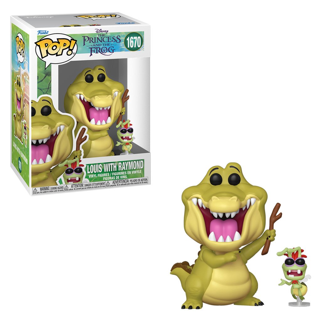 Funko Pop Disney The Princess And The Frog – Louis With Raymond 1670