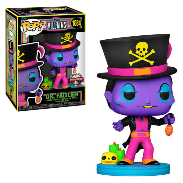 Funko Pop Disney Villains Black Light - Dr.facilier 1084