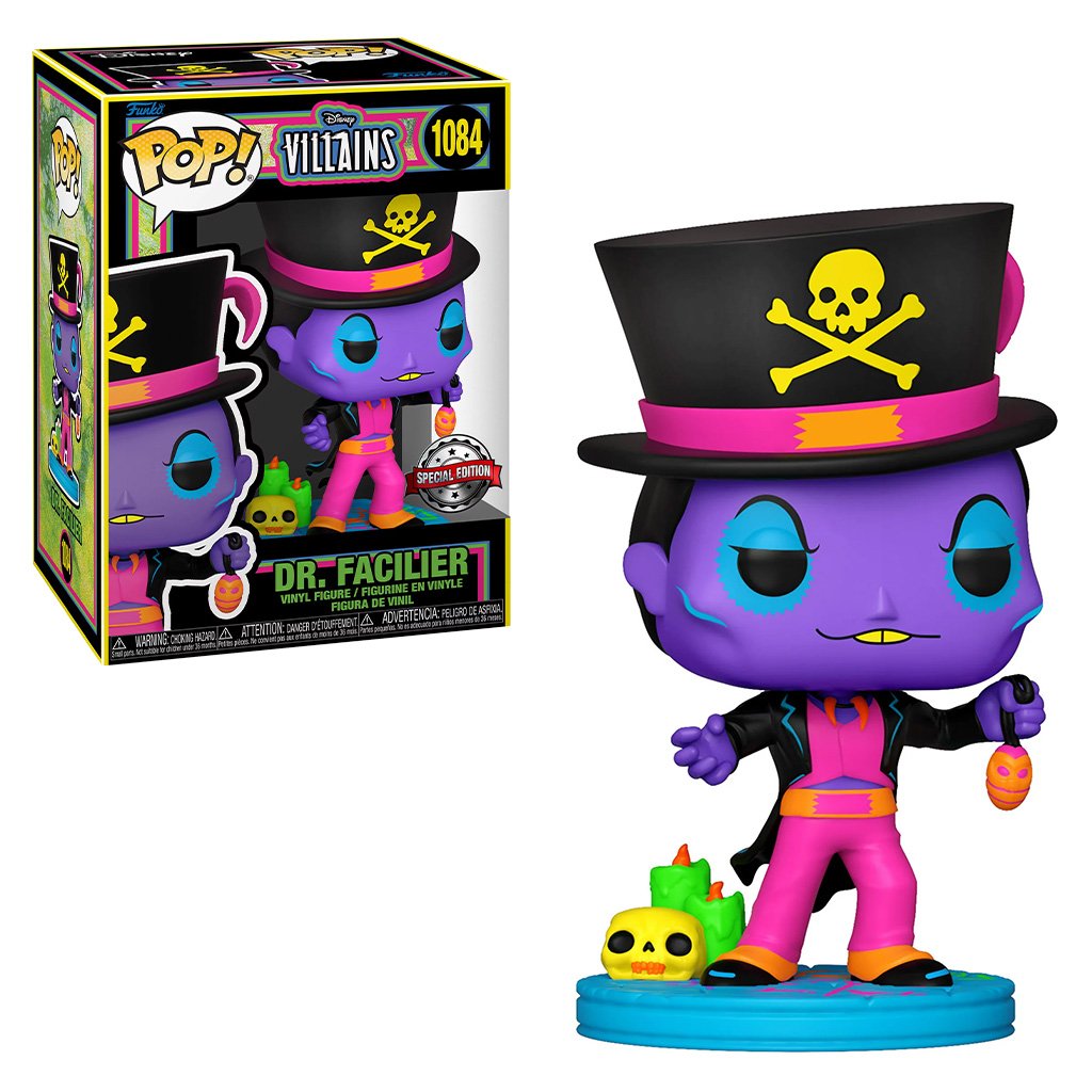 Funko Pop Disney Villains Black Light – Dr.facilier 1084