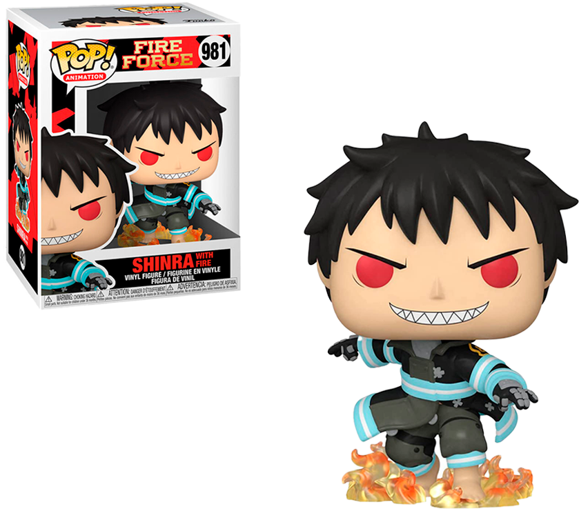 Funko Pop Fire Force – Shinra With Fire 981