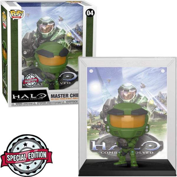 Funko Pop Game Cover Halo Exclusive - Master Chief