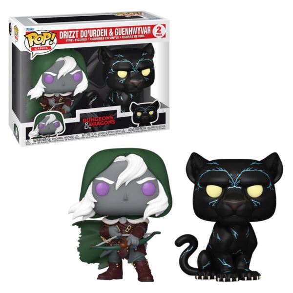 Funko Pop Games Dungeons & Dragons - Drizzt Do'urden & Guenhwyvar 2-PACK