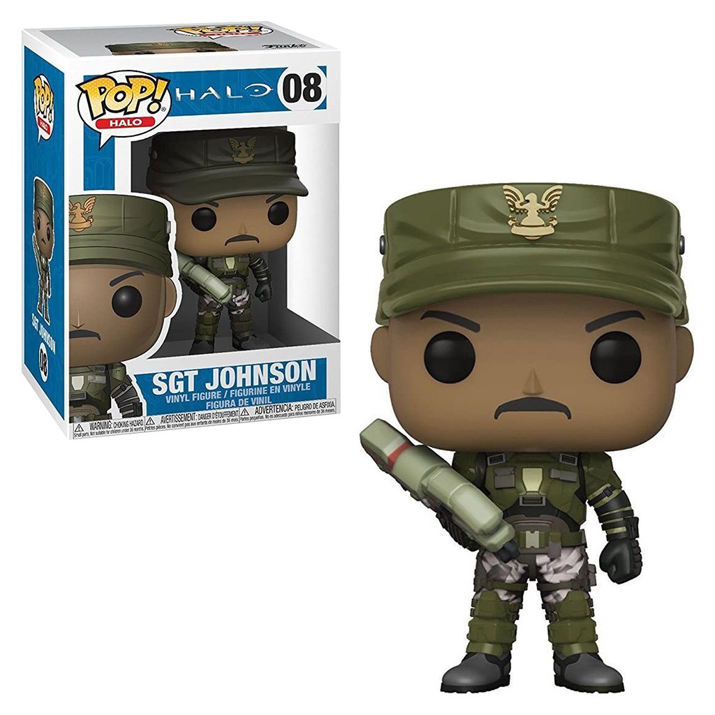 Funko Pop Games Halo – Sgt Johnson 08