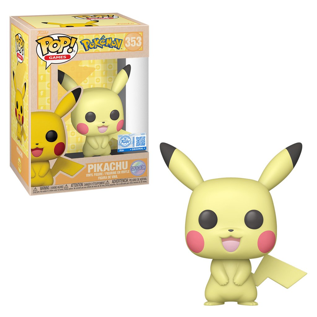 Funko Pop Games Pokémon Exclusive – Pikachu 353 (soft Color)