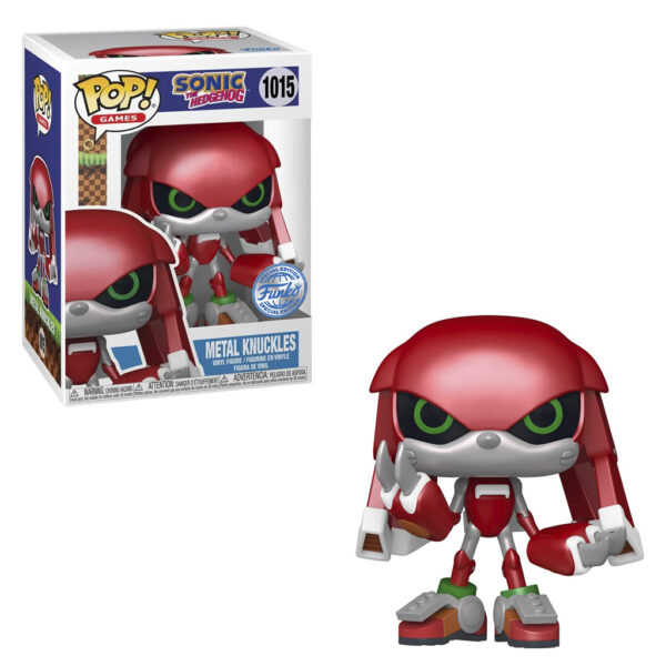 Funko Pop Games Sonic The Hedgehog New York Comic Con 2024-METAL Knuckles 1015