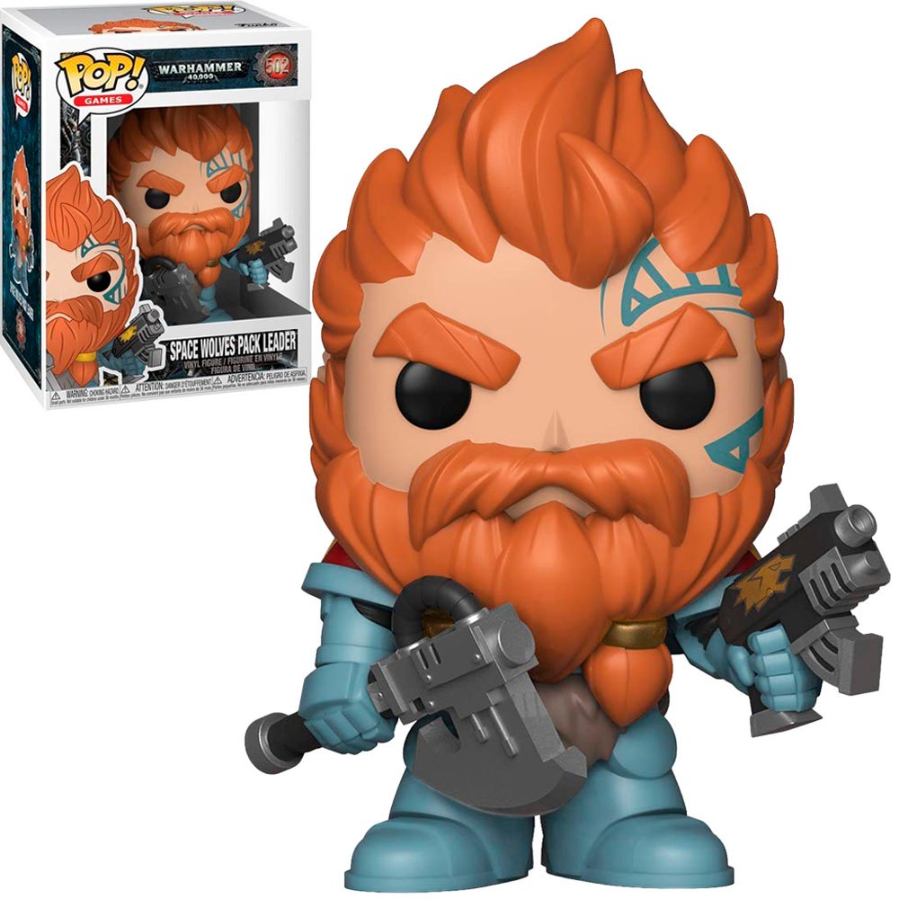 Funko Pop Games Warhammer 40K-SPACE Wolves Pack Leader 502