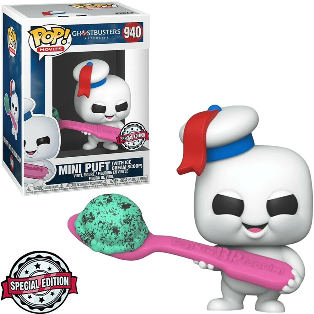 Funko Pop Ghostbusters Afterlife Exclusive – Mini Puft With Ice Cream 940