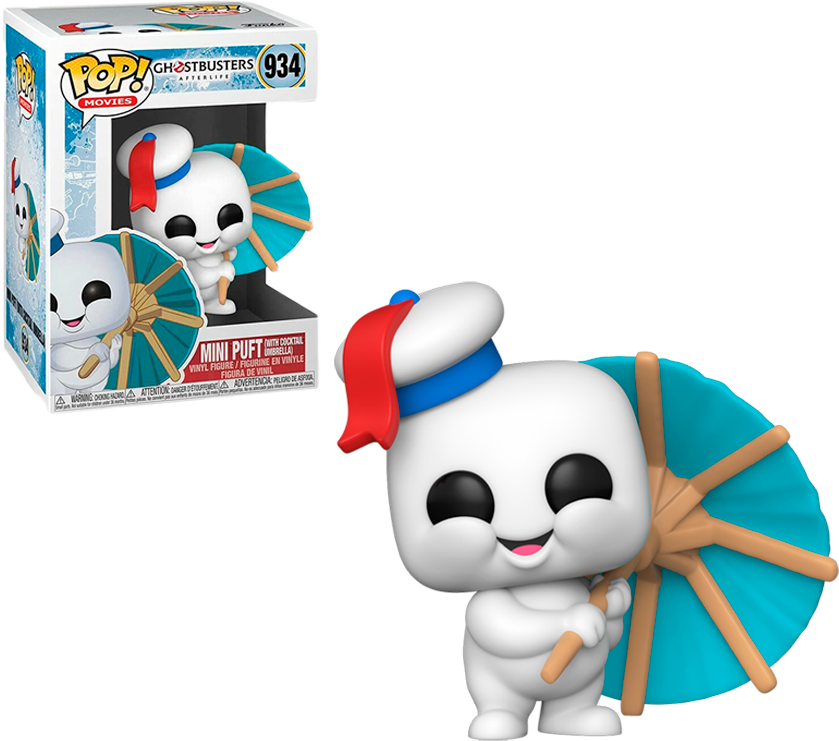 Funko Pop Ghostbusters Afterlife – Mini Puft With Cocktail Umbrela 934
