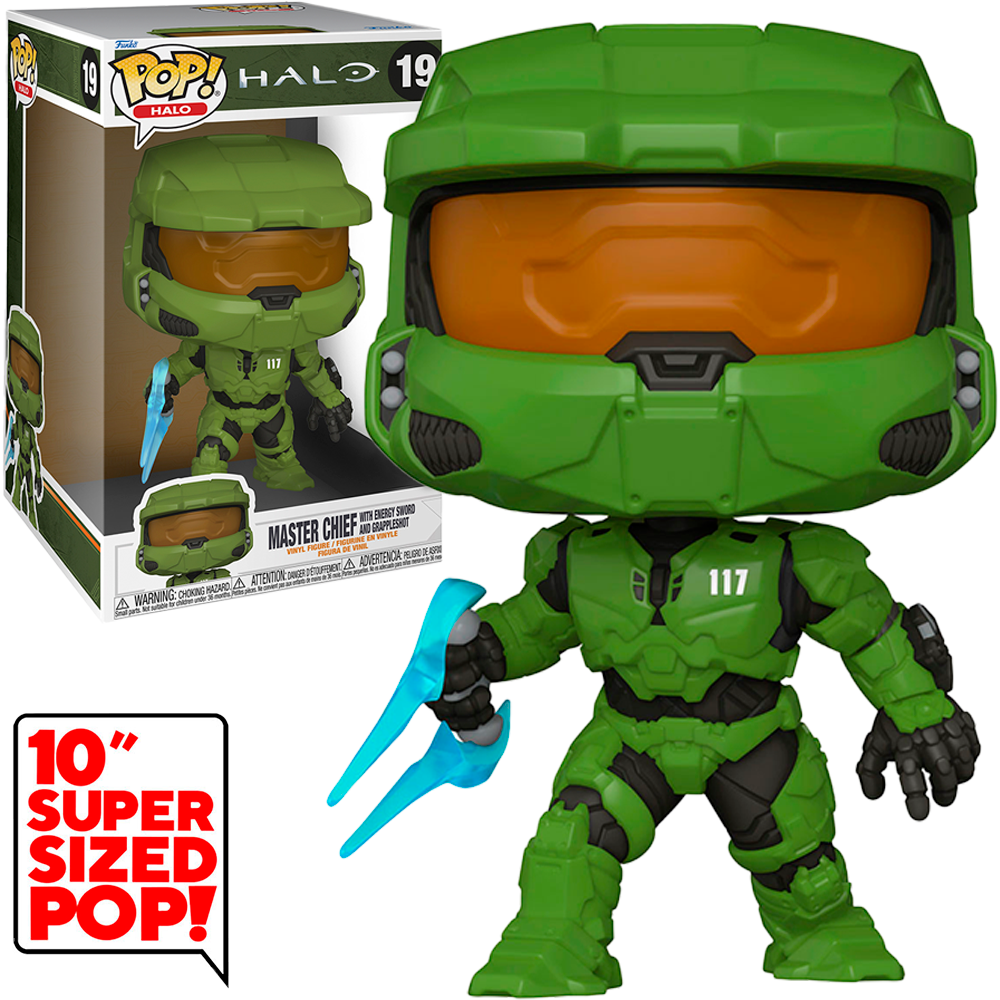 Funko Pop Halo – Master Chief 19 (super Sized 10»)