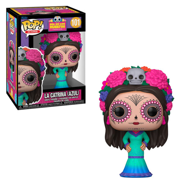 Funko Pop Icons Dia de Los Muertos - La Catrina 101 (azul)