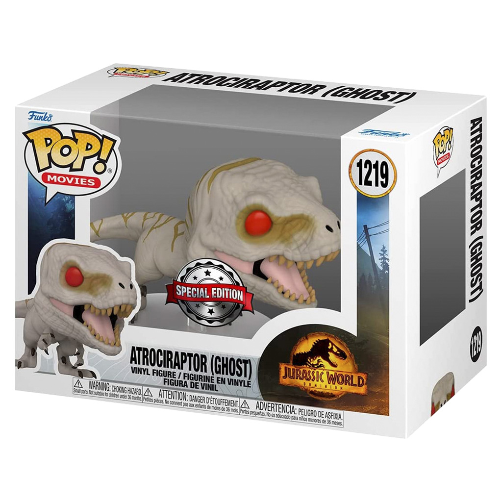 Funko Pop Jurassic World Dominion Exclusive - Atrociraptor 1219 (ghost)