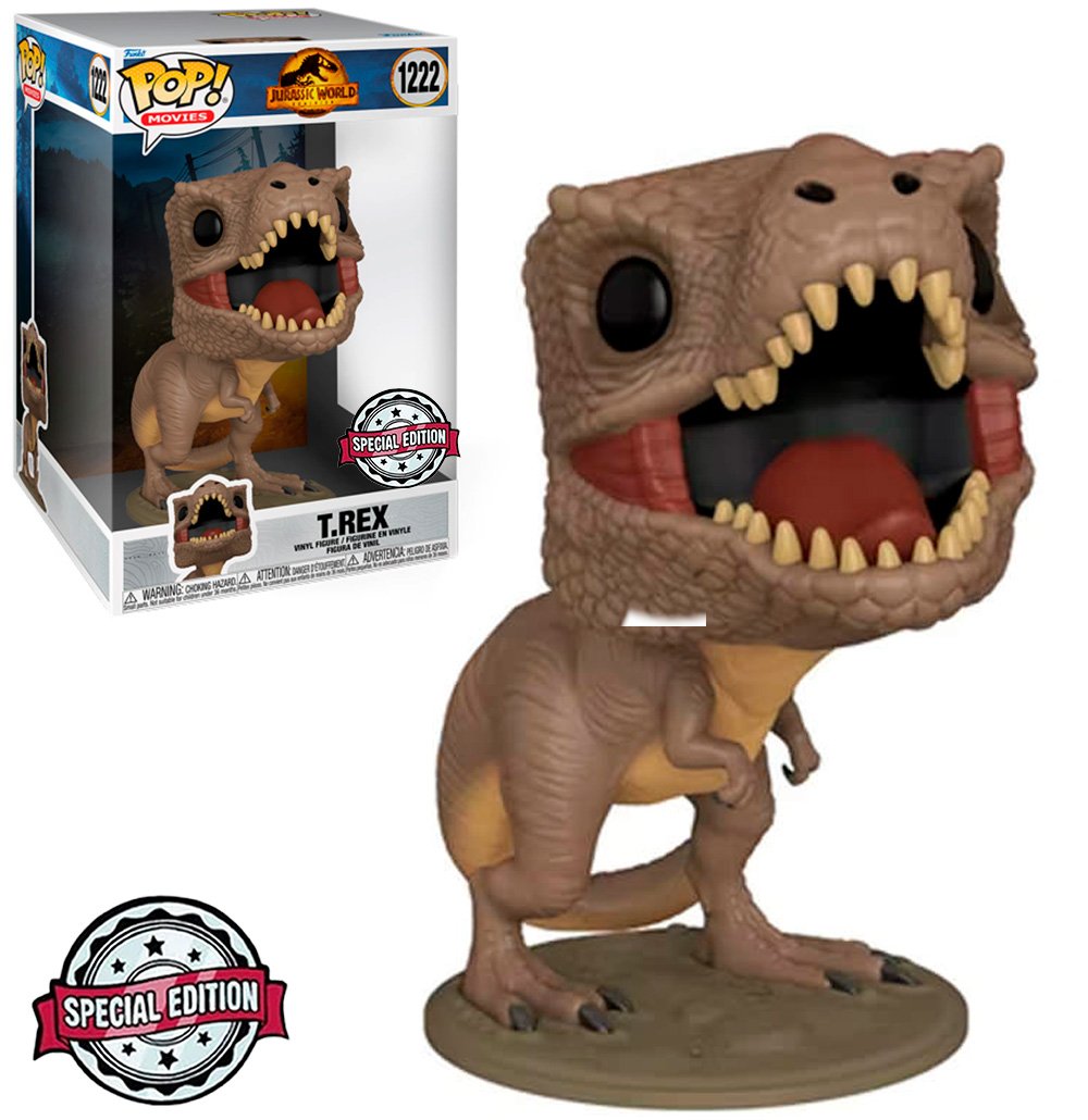 Funko Pop Jurassic World Dominion Exclusive – T.rex 1222 (super Sized 10″)