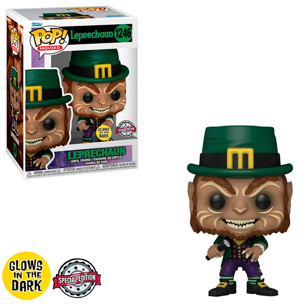 Funko Pop Leprechaun Exclusive – Leprechaun W/flashlight 1246 (glows In The Dark)
