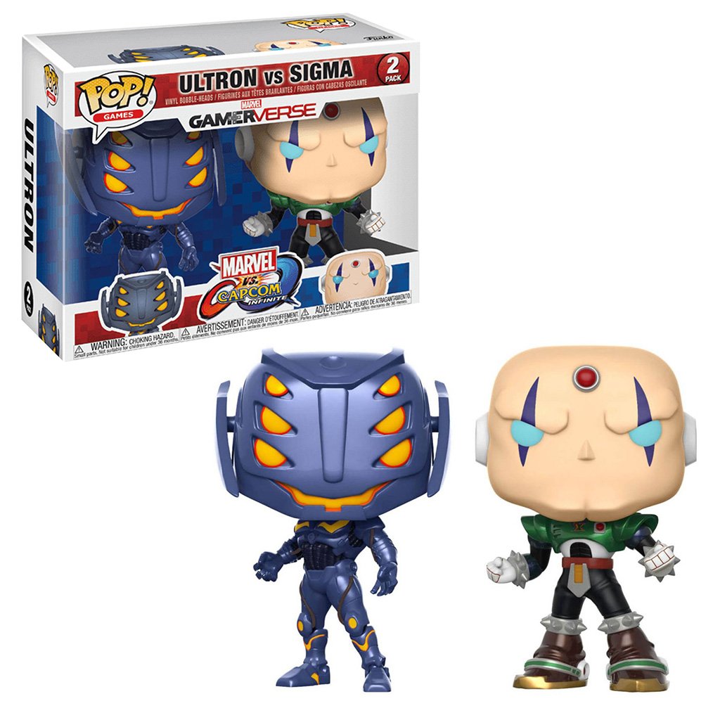 Funko Pop Marvel Gamerverse Marvel Vs Capcom – Ultron Vs Sigma 2pack
