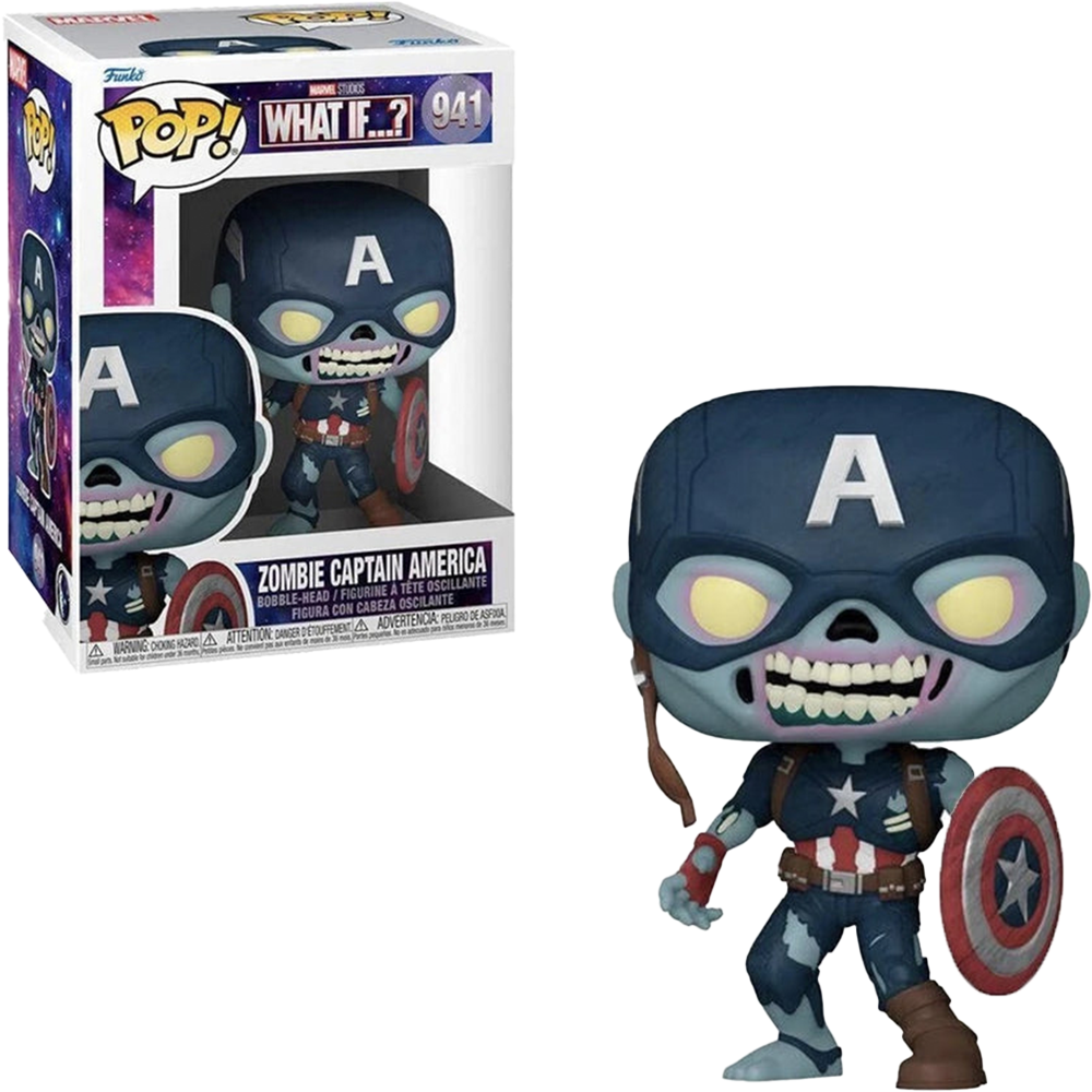 Funko Pop Marvel What If…? – Captain America Zombie 941