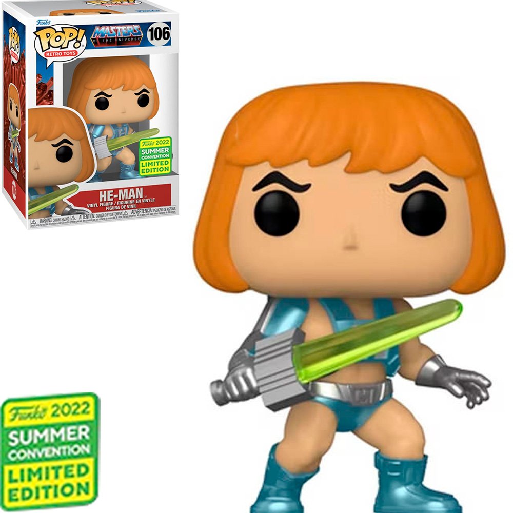 Funko Pop Masters Of The Universe Exclusive – He-man 106 (sdcc 2022)