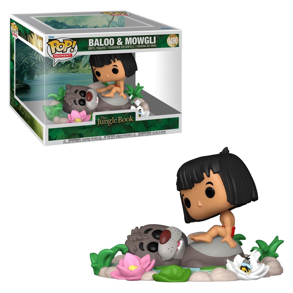 Funko Pop Disney The Jungle Book – Baloo & Mowgli 1490