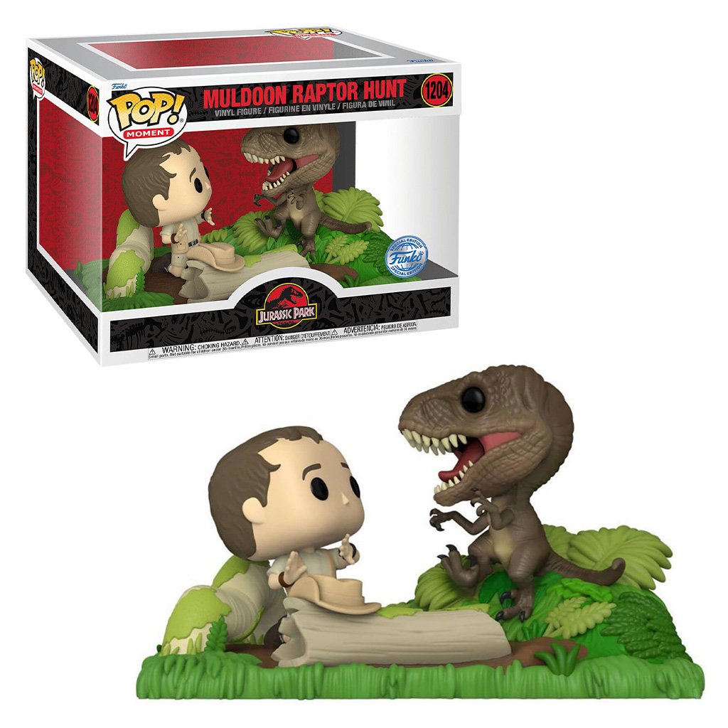 Funko Pop Moment Jurassic Park Exclusive – Muldoon Raptor Hunt 1204