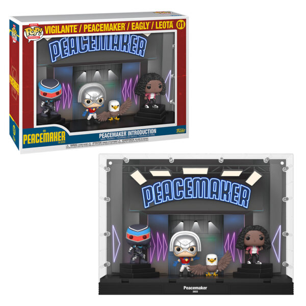 Funko Pop Moments Peacemaker: Introcution - Peacemaker, Vigilante, Eagly & Leota 01 (70260)