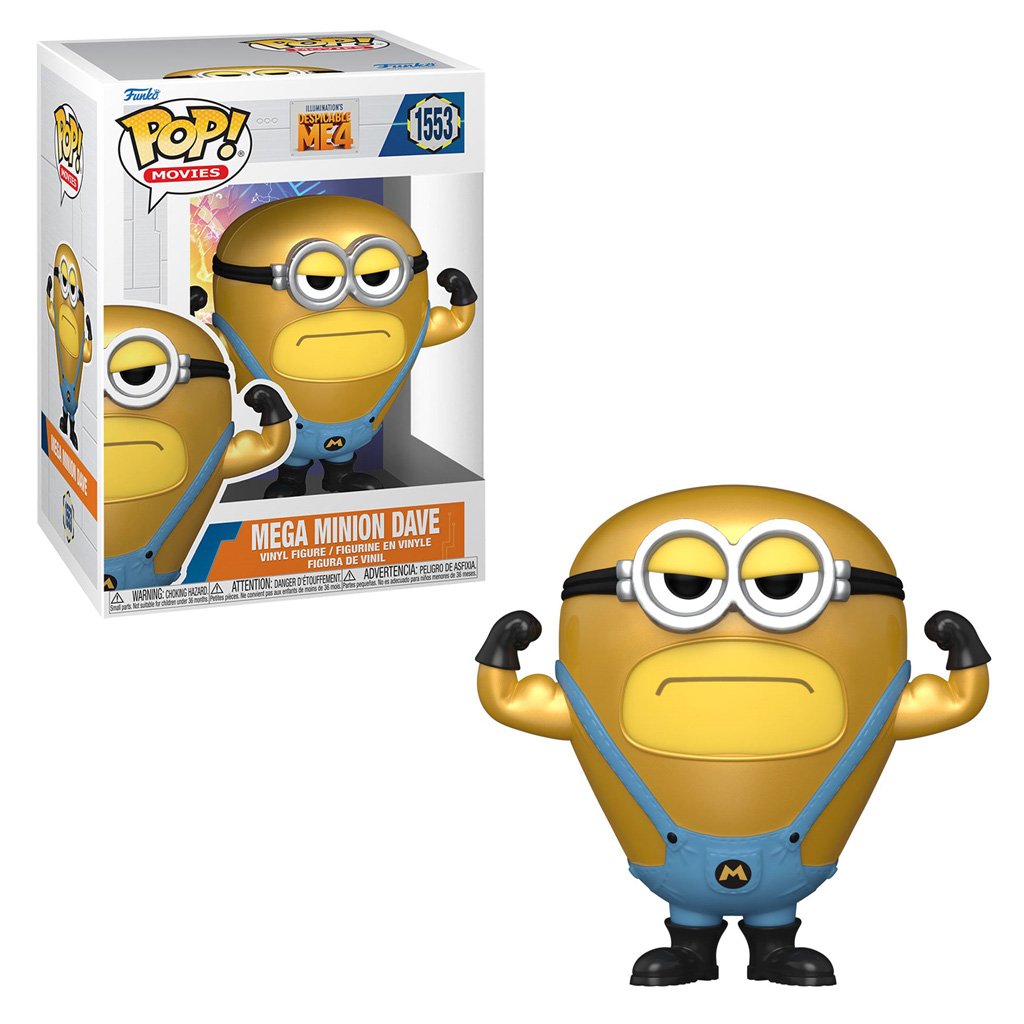 Funko Pop Movies Despicable Me 4-MEGA Minion Dave 1553