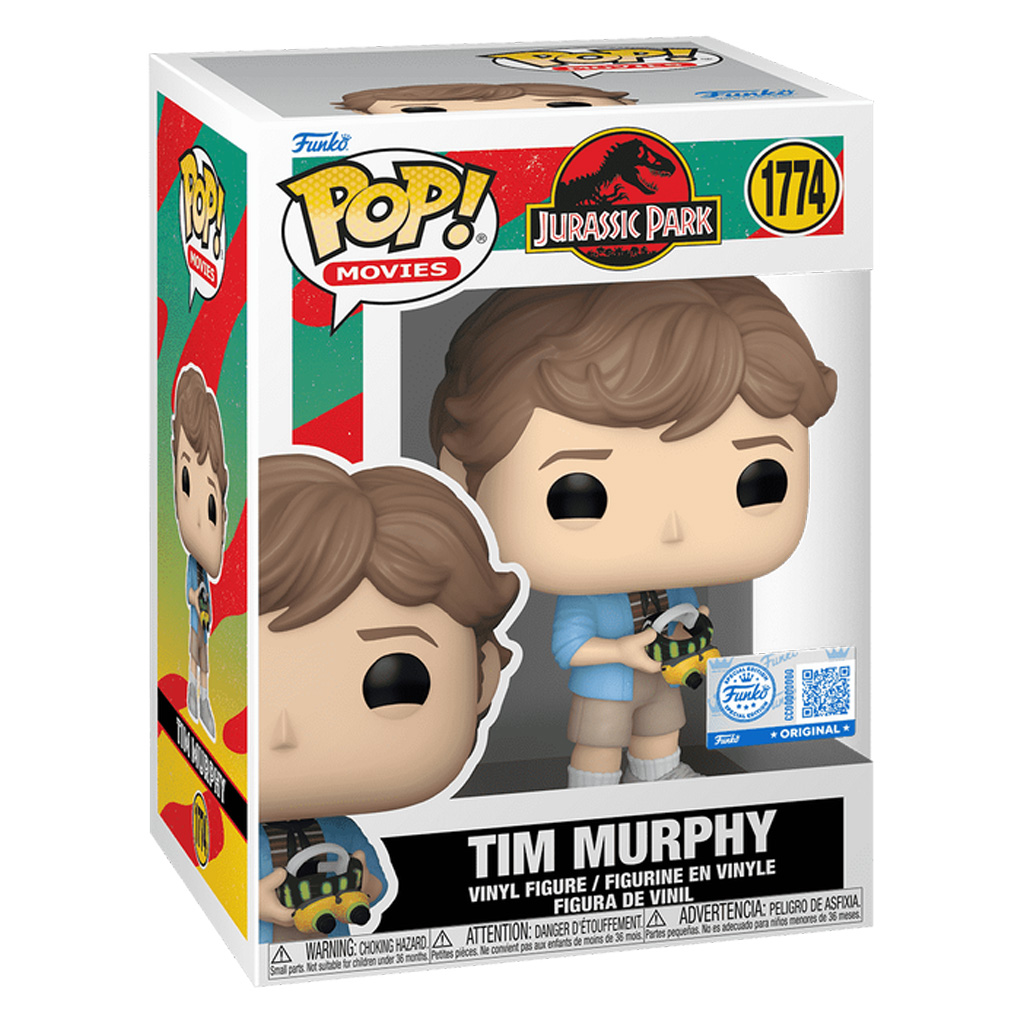 Funko Pop Movies Jurassic Park Exclusive - Tim Murphy 1774