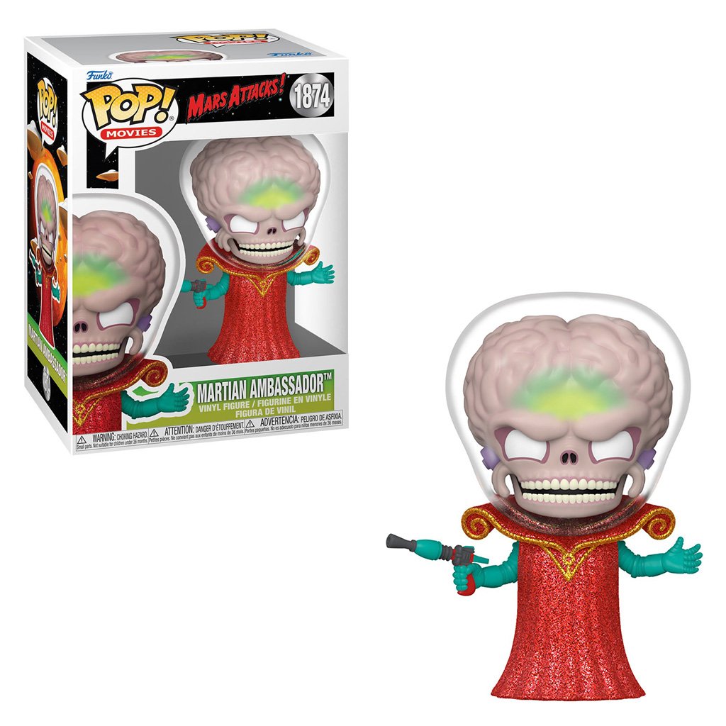 Funko Pop Movies Mars Attacks! – Martian Ambassador 1874
