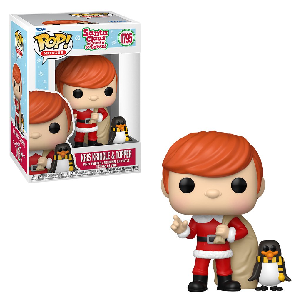 Funko Pop Movies Santa Claus Is Coming To Town – Kris Kringle & Topper 1795