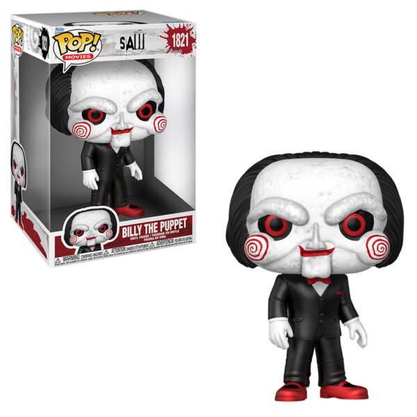 Funko Pop Movies Saw 10th Anniversary Super Sized - Billy The Puppet 1821