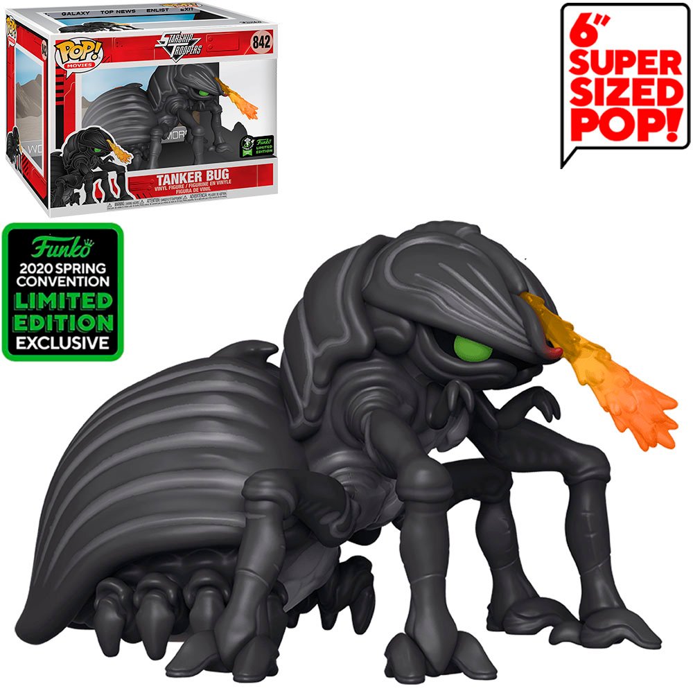 Funko Pop Movies Starship Troopers Exclusive Eccc 2020-TANKER Bug 842