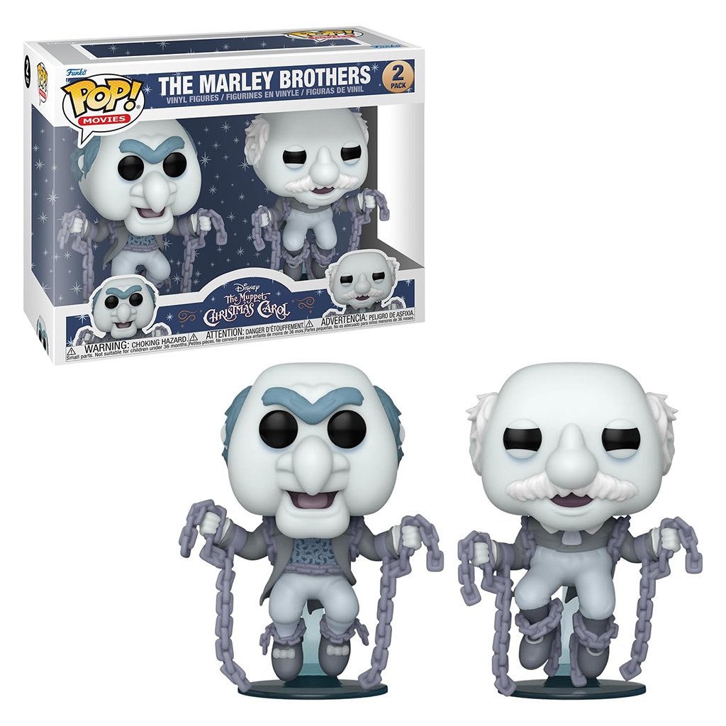 Funko Pop Movies The Muppet Christmas Carol – The Marley Brothers 2-PACK (72410)