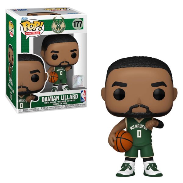 Funko Pop Basketball Nba Milwaukee Bucks - Damian Lillard 177