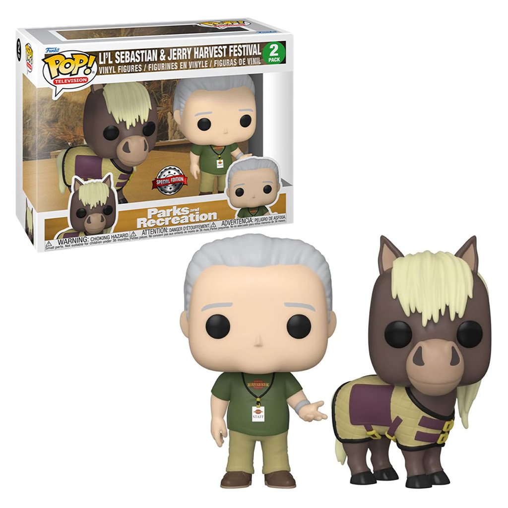 Funko Pop Parks And Recreation Exclusive – Lil Sebastian & Jerry Harvest Festival (2 Pack)