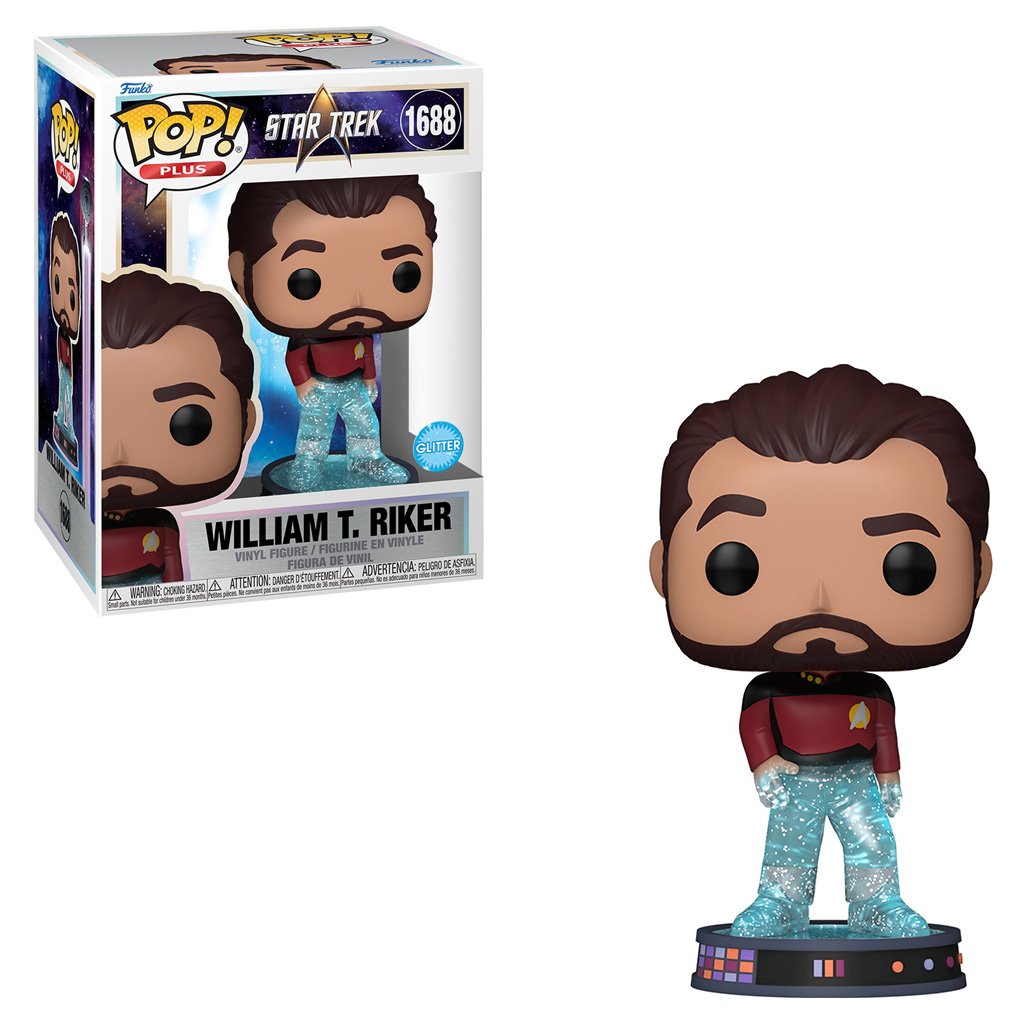 Funko Pop Plus Star Trek – William T.riker 1688 (glitter)