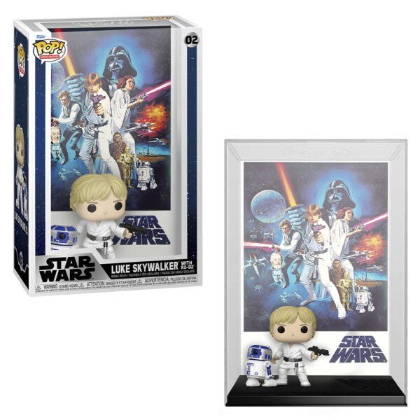 Funko Pop Posters Star Wars: a New Hope - Luke Skywalker With R2-D2