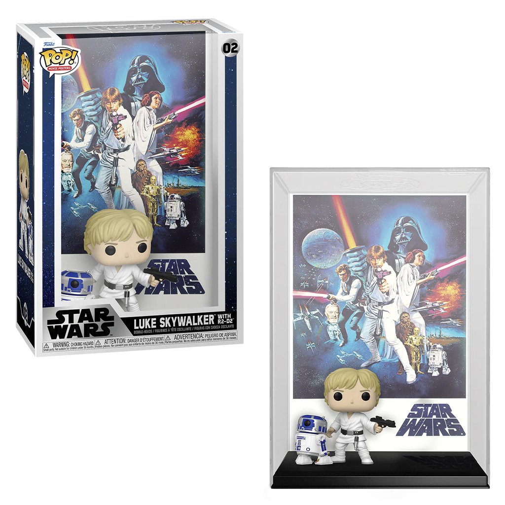 Funko Pop Posters Star Wars: a New Hope – Luke Skywalker With R2-D2