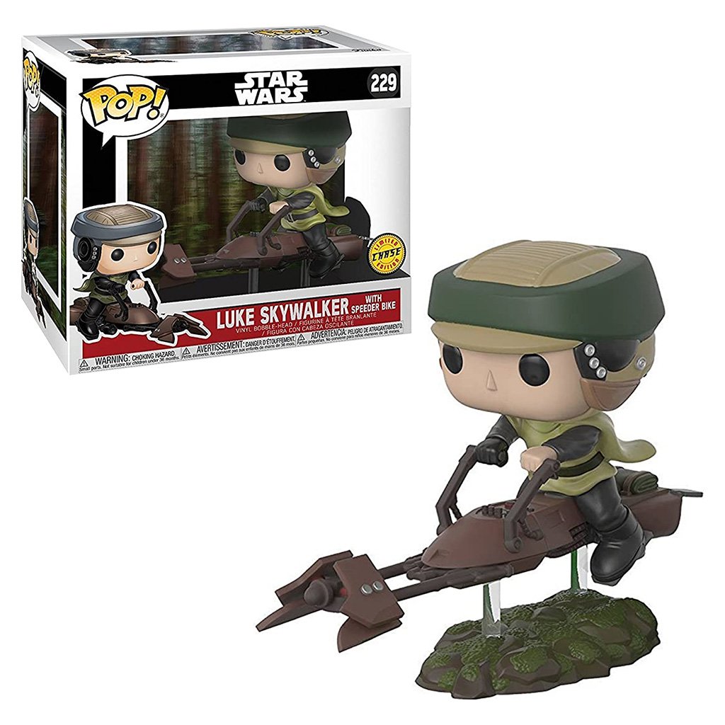 Funko Pop Rides Chase Star Wars – Luke Skywalker With Speeder Bike 229