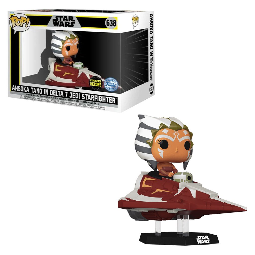 Funko Pop Rides Star Wars – Ahsoka Tano In Delta 7 Jedi Starfighter 638