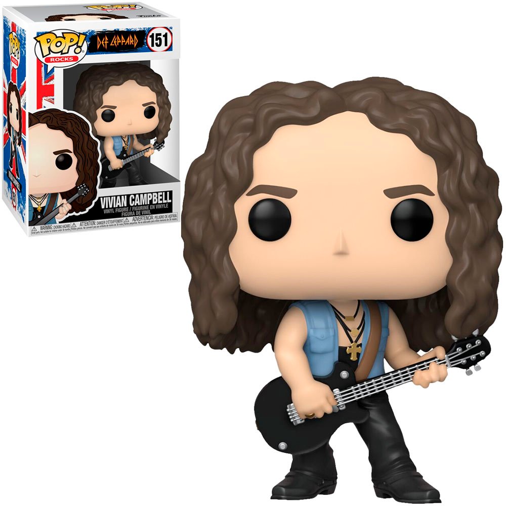 Funko Pop Rocks Def Leppard – Vivian Campbell 151