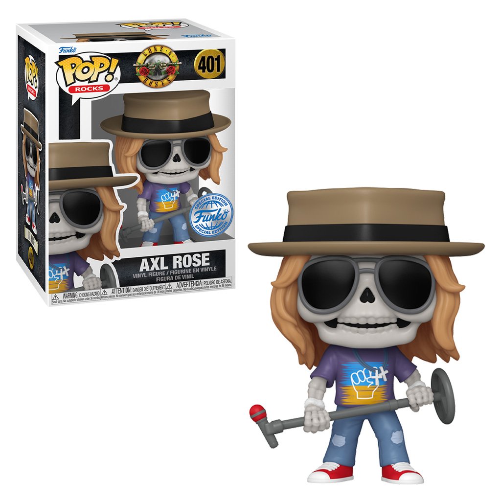 Funko Pop Rocks Guns N’ Roses Exclusive – Axl Rose 401 (skeleton)