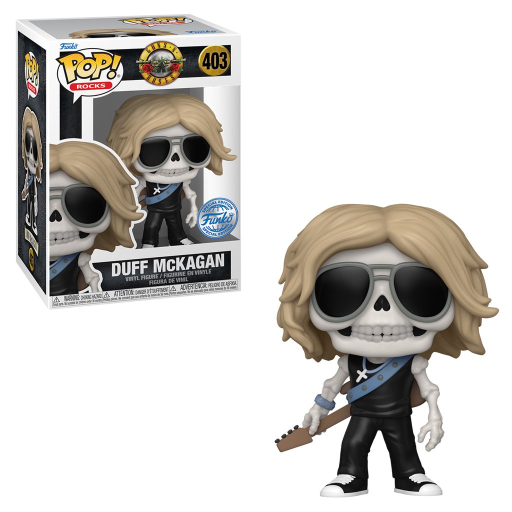 Funko Pop Rocks Guns N’ Roses Exclusive – Duff Mckagan 403 (skeleton)